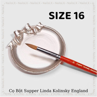 Cọ đắp bột móng Super Linda Kolinsky England
