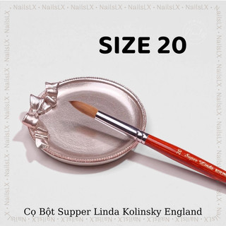 Cọ đắp bột móng Super Linda Kolinsky England