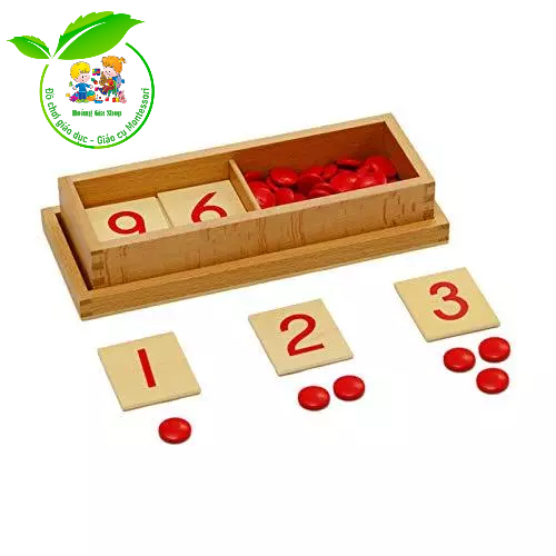 Hộp thẻ số và hạt đếm - Cards and counters