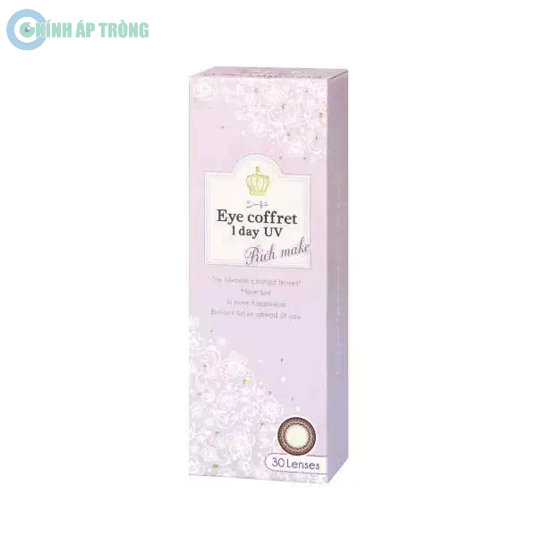 Kinh màu dùng 1 ngày Seed - Nhật - Hộp/10 chiếc- Eye Coffret - Rich Make