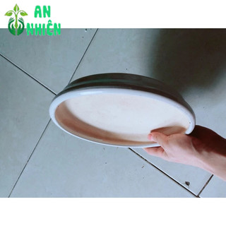 Đĩa Lót Chậu Bằng Sứ