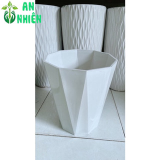 Chậu Trồng Cây (nhựa cao 30cm đường kính 24cm)