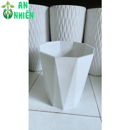 Chậu Trồng Cây (nhựa cao 30cm đường kính 24cm)