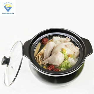 Nồi hầm 3 lít , nồi đất 3L hầm gà, hầm xương, nấu lẫu, hàng loại 1 chịu nhiệt tốt, nồi đất
