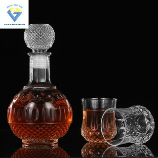 BR11-Bình đựng rượu ngâm sâm thủy tinh 750ml