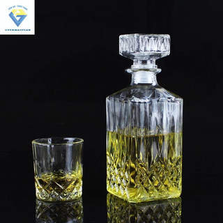 Bình đựng rượu ngâm sâm thuỷ tinh 750ml - BR04