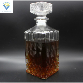 Bình đựng rượu ngâm sâm thuỷ tinh 750ml - BR04