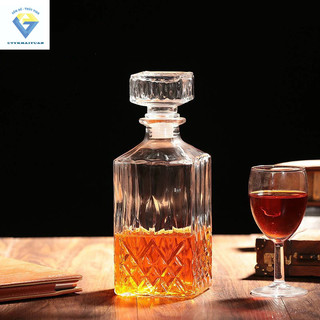 Bình đựng rượu ngâm sâm thuỷ tinh 750ml - BR04