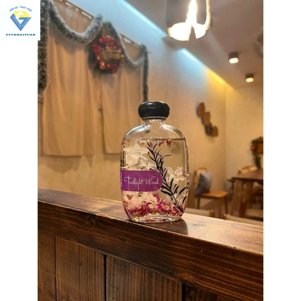 Chai thủy tinh kiểu DẸP BẦU NẮP NHỰA 250ml cực xinh đựng Coffee Sữa, đựng cafe, nước ép, chai 250ml 