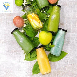 Chai thủy tinh nắp thiếc 300ml / Bình thủy tinh kèm nắp thiếc có dung tích là 300ml