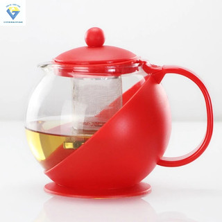 A112-ấm trà thủy tinh có lõi lọc 1250ml