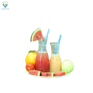Ly thủy tinh eo trà sữa 350ml