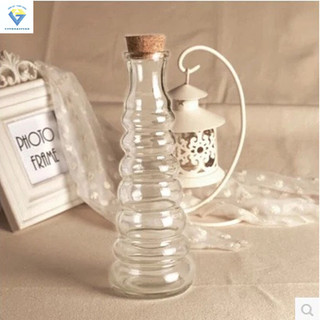 Chai thủy tinh hồ lô nút bần
