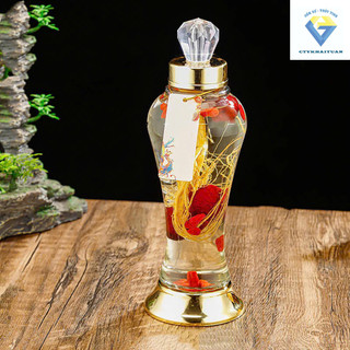 Bình ngâm rượu sâm thủy tinh 1 lít