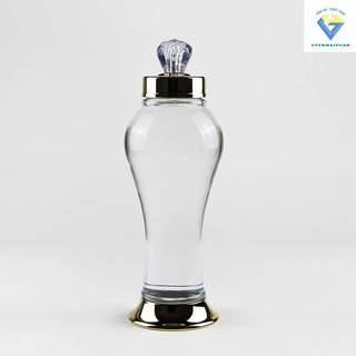 Bình ngâm sâm thủy tinh / bình thuỷ tinh 2 lít / Sâm 1 lít / bình sâm phú hoà loại 1 lít và 2 lít chân đế vàng