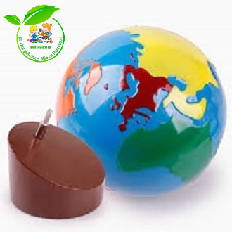Giáo cụ Montessori - đất và nước