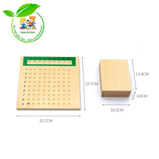 Bộ 2 bảng phép nhân và phép chia - Multiplication Division Bead Board
