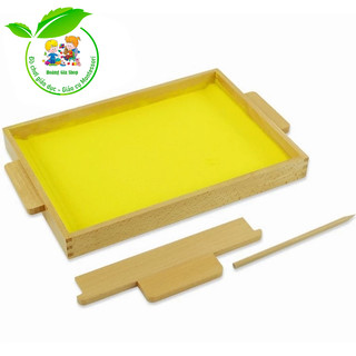 Khay cát viết chữ - Sandpaper Letter Tracing Tray