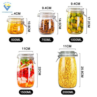 Hũ gài kiền 1.5 lít  và 1 lít đựng thực phẩm, hũ ngâm mật ong chanh đào