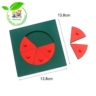 Khung phân số tròn không kệ - Fraction Circles without Stands