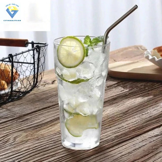 Bộ ly thủy tinh uống sinh tố 400ml - kh590 cao cấp / 2ly và hộp 6 ly kh590