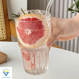 1 Ly thủy tinh uống trà chanh 450ml - ly uống bia VN450 - 1LY KHÍA VN450 LỚN