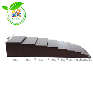 (Bản tiêu chuẩn) Thang nâu Montessori - Brown Stair