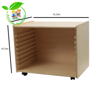 Tủ đựng bản đồ Montessori - Map Cabinet