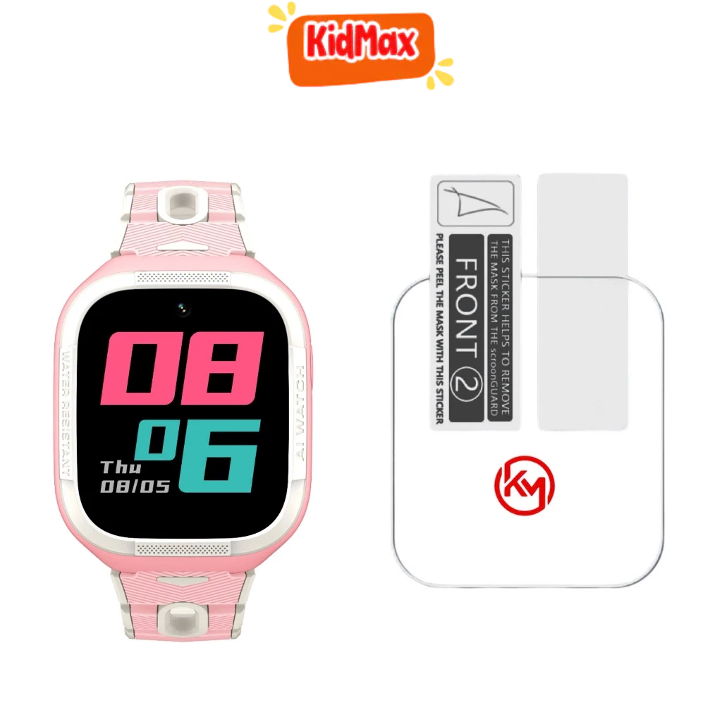 [Kidcare S6] COMBO 02 Miếng dán bảo vệ màn hình đồng hồ Kidcare S6 trong suốt, siêu mỏng