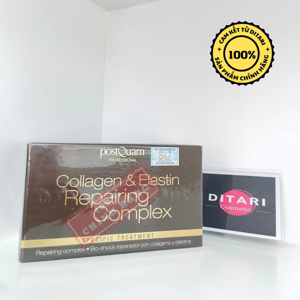 [Hàng cty] Huyết Thanh Collagen , Elastine Giảm Nếp Nhăn Chảy Xệ postQuam Collagen & Elastine Repair