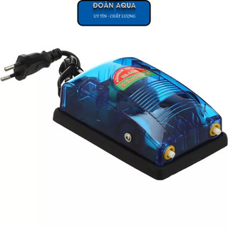 Máy sủi khí oxy bể cá 2 vòi RS 348A tặng kèm 2 dây sủi + 2 quả sủi Máy sủi khí oxy bể cá 1 vòi Vipsun RS 248A