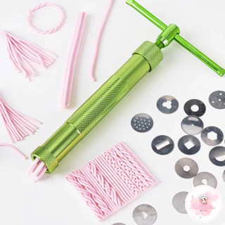  Bộ dụng cụ đùn đất sét đất nặn bánh kem dụng cụ tạo hình đất sét 