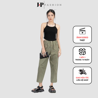 Quần Jeans Nữ Bigsize JP FASHION Lưng Chun Co Dãn Dáng Baggy Nấm Lùn, Quần Baggy Nữ Bigsize Cạp Cao 11109696