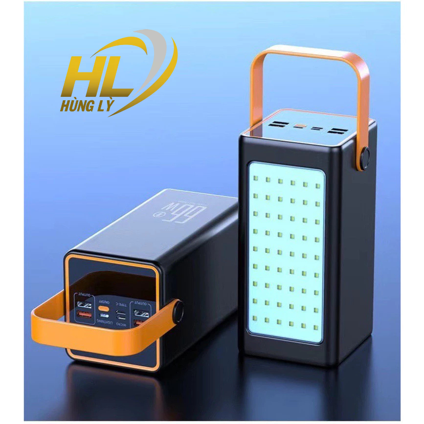 Vỏ mạch box sạc dự phòng 32 cell 18650 có đèn led sạc nhanh 22.5w