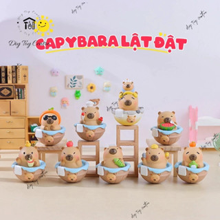 [🆕Hot]Đồ chơi BLIND BOX Hộp mù mô hình chuột lang nước capybara lật đật lắc lư cute CAPYBARA LẬT ĐẬT