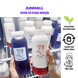 100 chai nhựa 330ml các loại kèm nắp