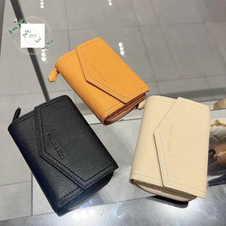 Ví Nữ Bì Thư Chất Dạ Hạt Sần Fullbox Đủ Màu Envelope Short Wallet