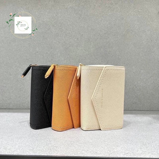 Ví Nữ Bì Thư Chất Dạ Hạt Sần Fullbox Đủ Màu Envelope Short Wallet