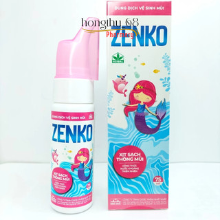 DUNG DỊCH VỆ SINH MŨI ZENKO chai 75ml