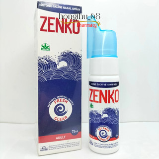 DUNG DỊCH VỆ SINH MŨI ZENKO chai 75ml