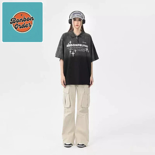 ÁO PULL ULZZANG CỔ POLO PHỐI MÀU LOANG