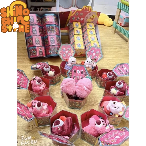 [có sẵn chính hãng] hộp ngạc nhiên móc thú bông gấu dâu lotso GIAO NGẪU NHIÊN BLINDBOX