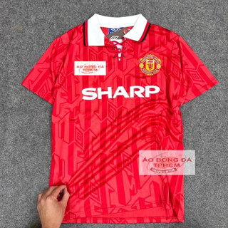 Retro.MU 1992 - Áo Bóng Đá RETRO CLASSlC hàng Thái cao cấp - RetroMU đỏ cột1992