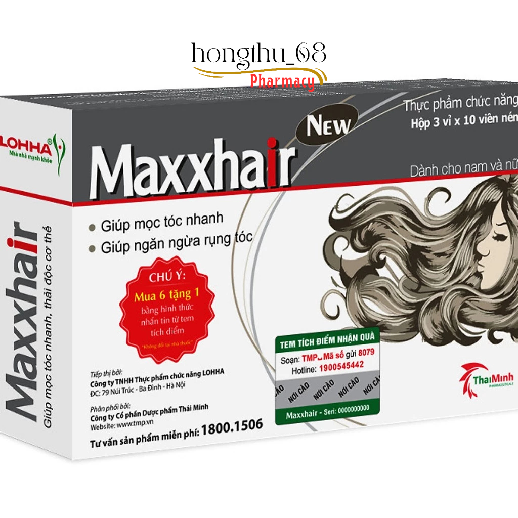 MAXXHAIR hộp 30 viên