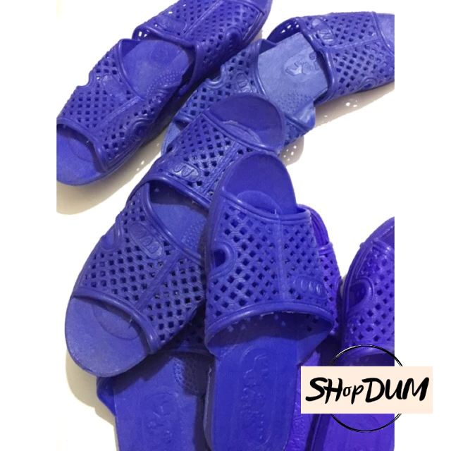 Combo 5 đôi dép tổ ong màu xanh đi tròng nhà văn phòng khách sạn