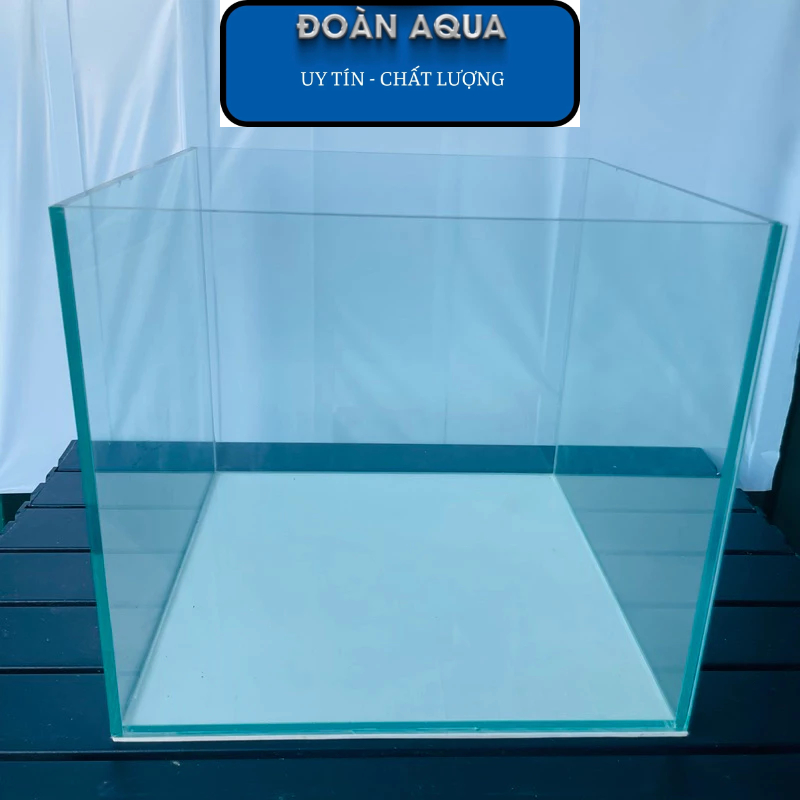 Bể Cá Mini Cubic 30,Cubic 25,Cubic 20 Mài Full Vi Tính  Dán Giấu Keo Siêu Nét . Tặng Kèm Cao Su Lót Đáy Bể