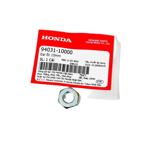 Đai ốc 10mm Dùng chung nhiều xe Zin Honda - 9403110000