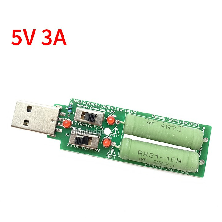 Mạch Tải Giả USB 5V 3A