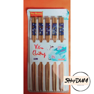 Bộ 10 đôi đũa tre các kiểu