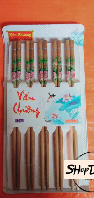 Bộ 10 đôi đũa tre các kiểu